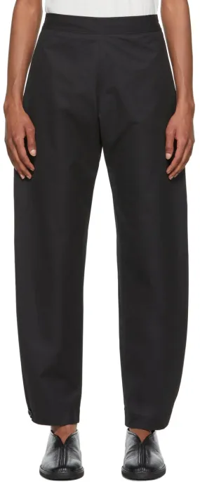 3MAN Black Canvas Sack Trousers