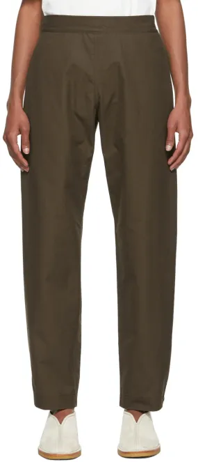 3MAN Brown Canvas Sack Trousers