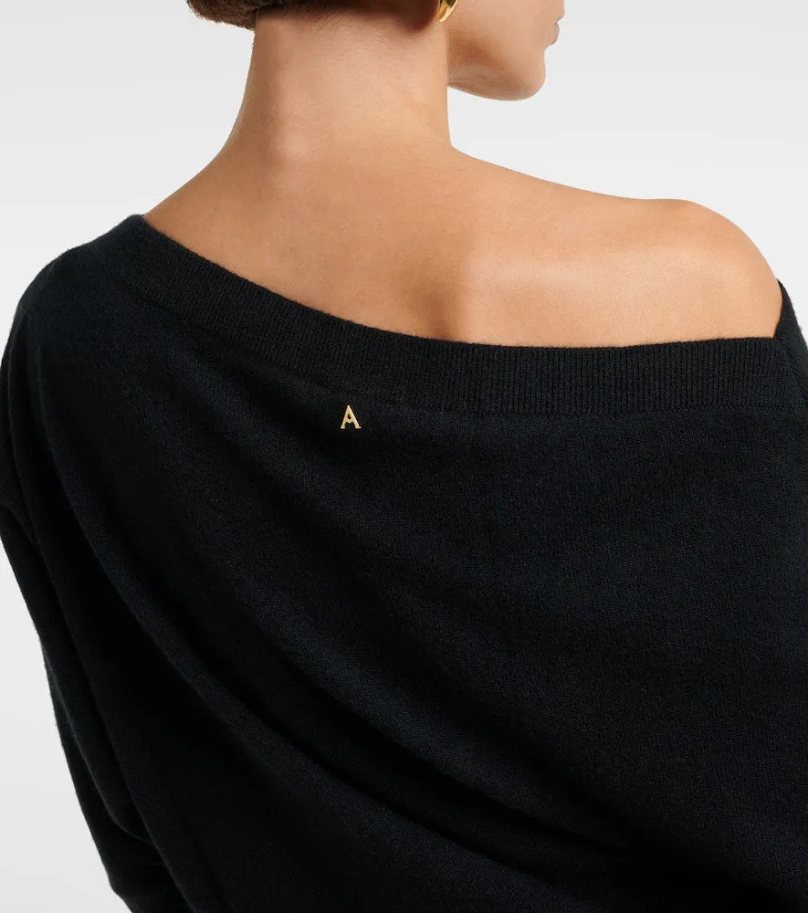 Altuzarra Kasos off-shoulder cashmere gown