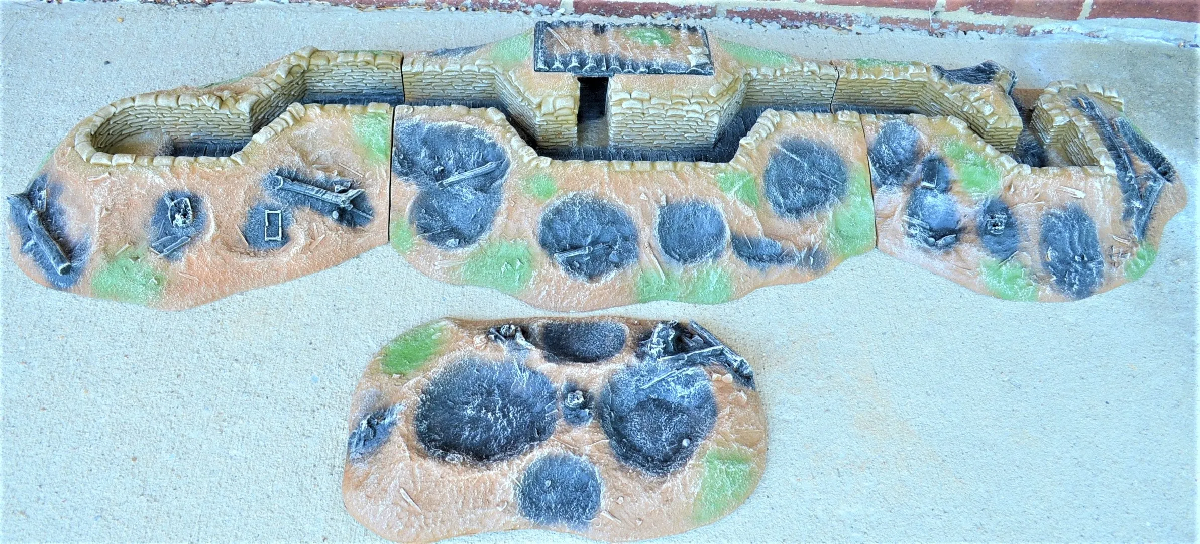 Atherton Scenics Painted WWII WWI Forward Bunker