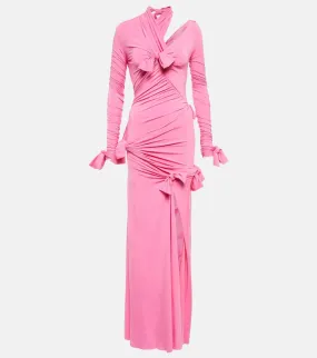 Balenciaga Knot ruched gown