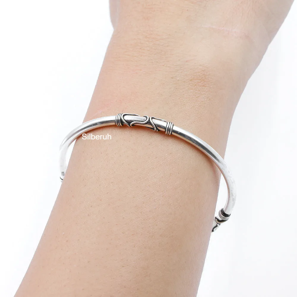 Banjara Silver Openable Bangle