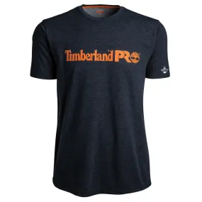 BASE PLATE SHORT-SLEEVE T-SHIRT WITH LOGO (BIG/TALL) - 440-Navy Heather | Timberland PRO TB0A1V9U