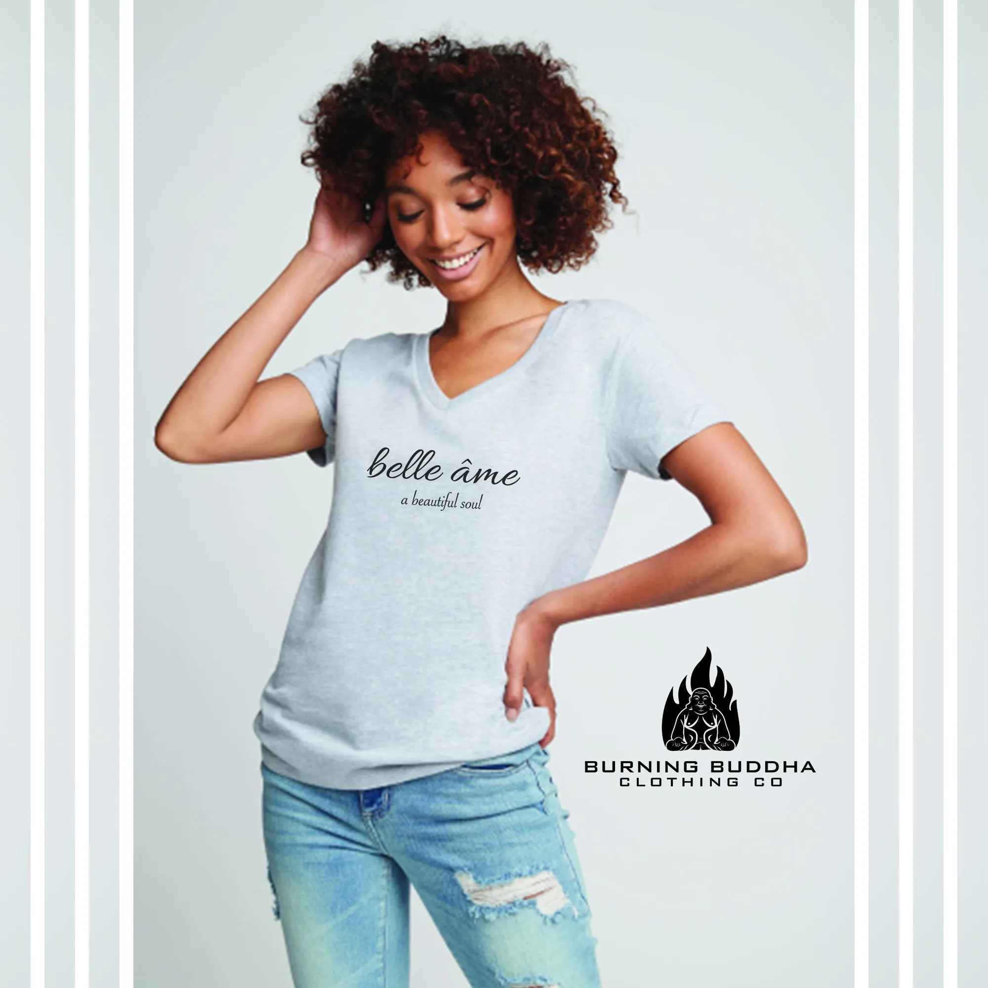 belle me V-Neck Shirt