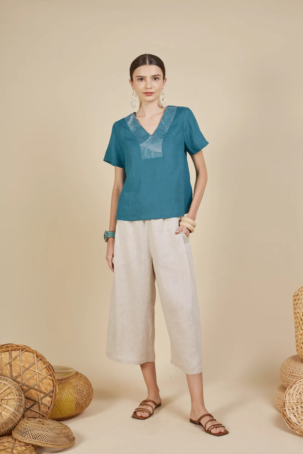 CLOE WIDE LEG TROUSERS