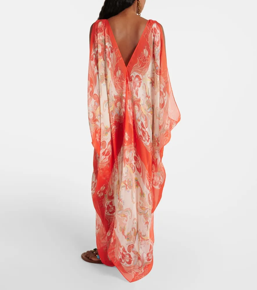 Etro Paisley silk kaftan