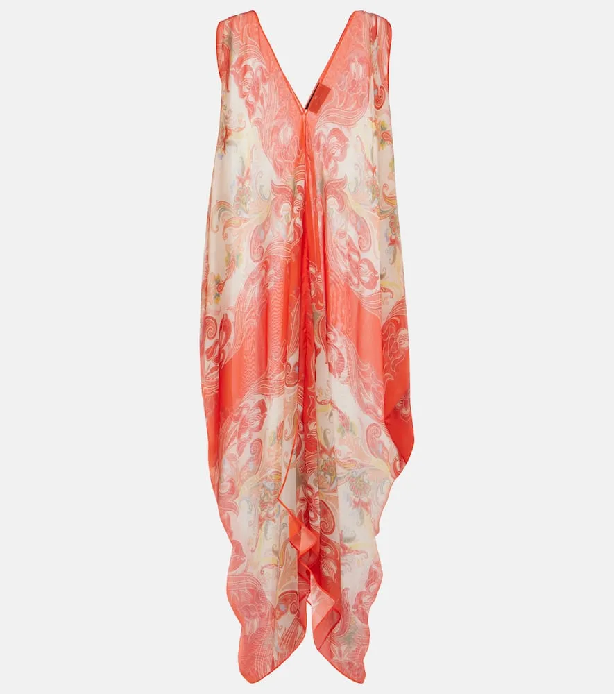 Etro Paisley silk kaftan
