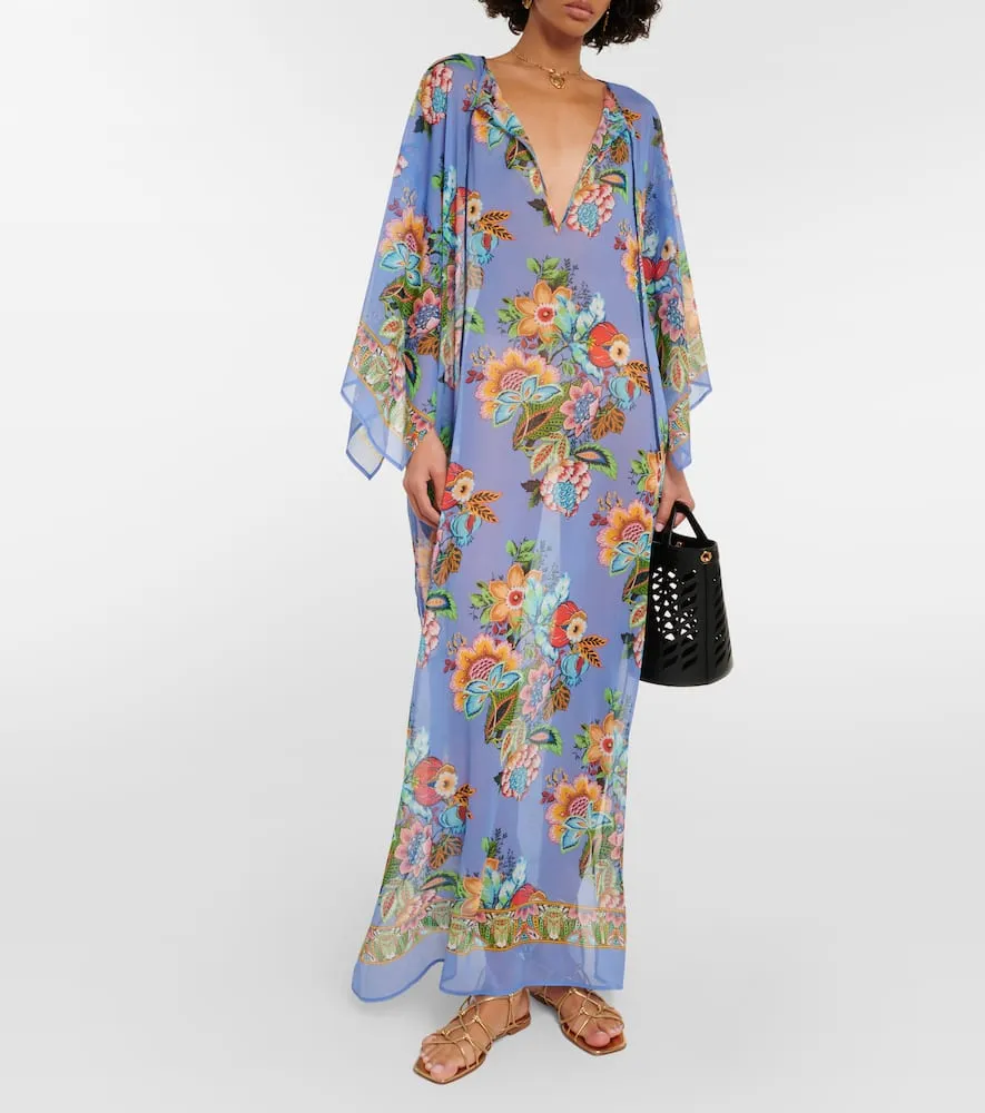 Etro Printed beach cover-up
