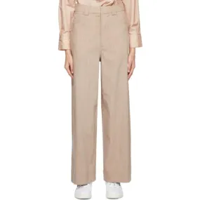 GANNI Beige Melange Suiting Trousers