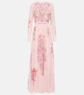 Giambattista Valli Floral silk georgette gown