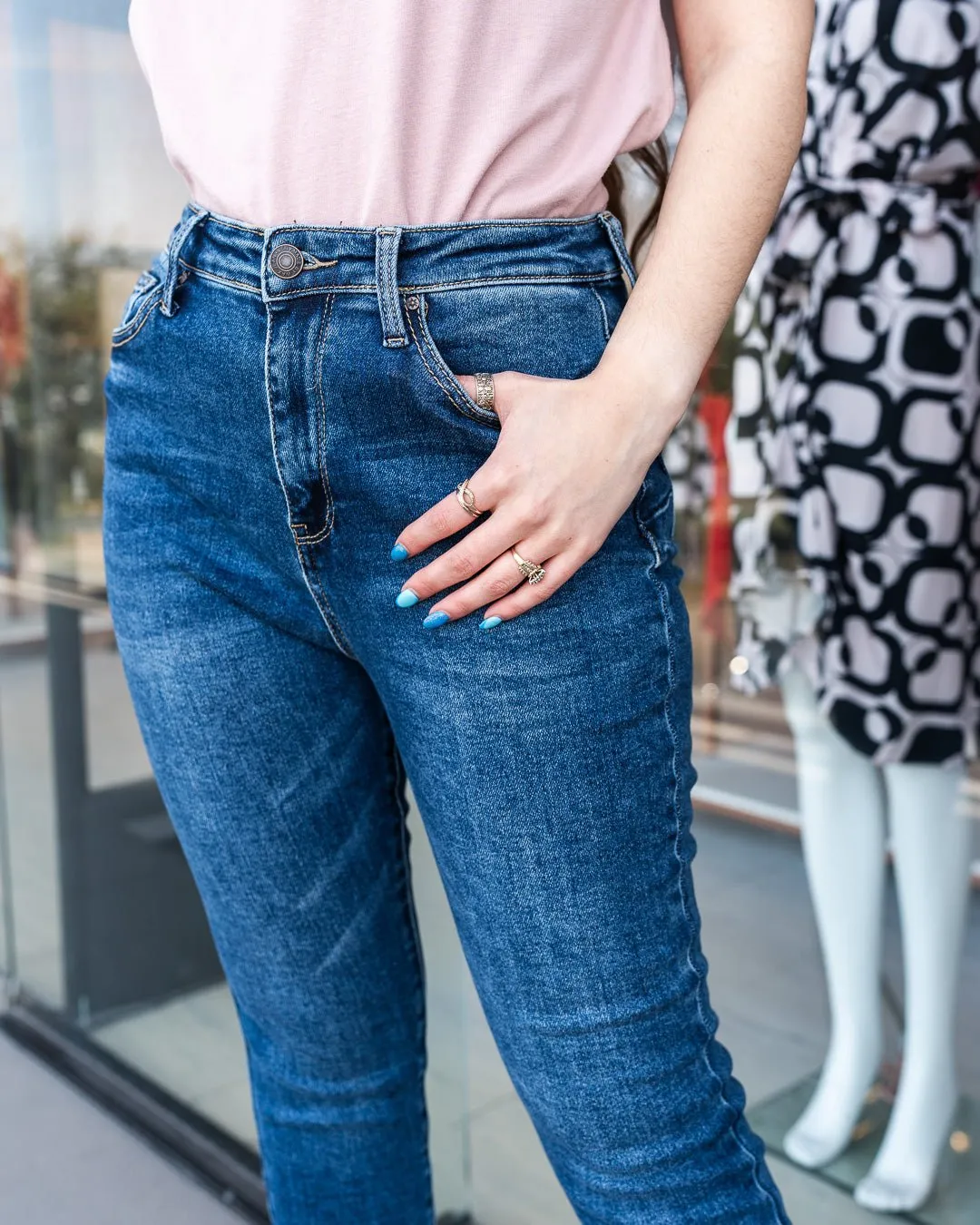 Jeans skinny vintage push up