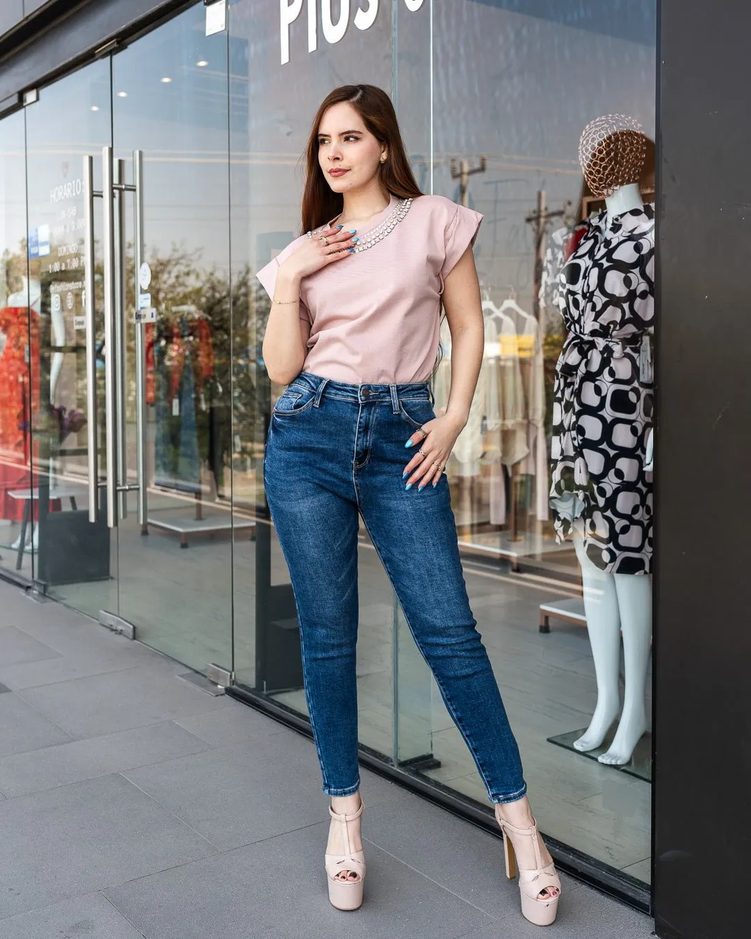 Jeans skinny vintage push up