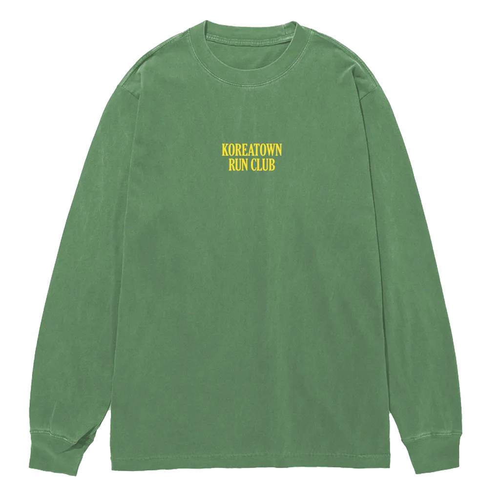 KRC LONG RUN OVERDYE LONG SLEEVE IN CLOVER