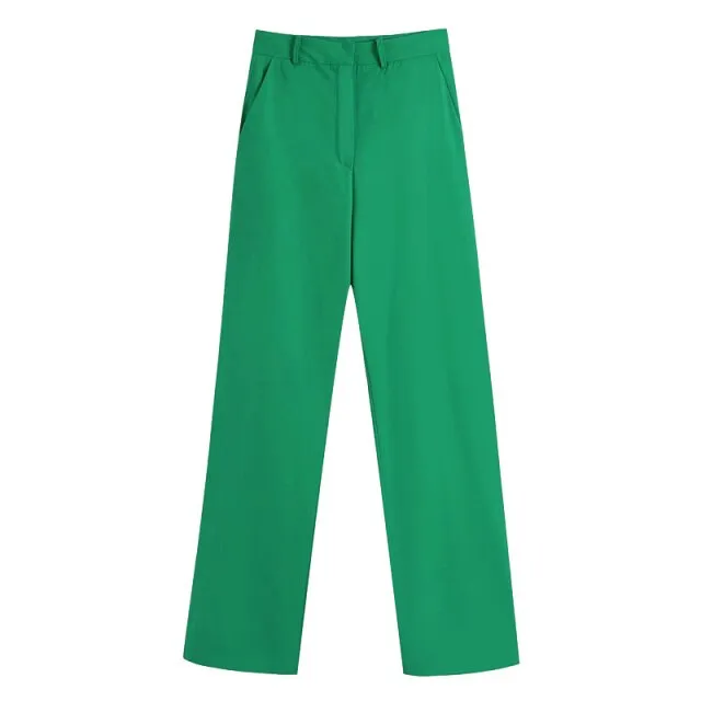 MASCULINE WIDE-LEG TROUSERS