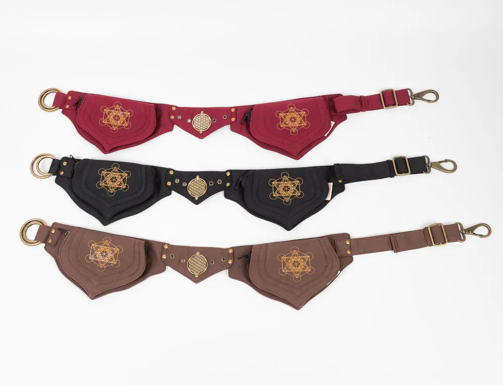 Metatrons Cube Lotus Belt