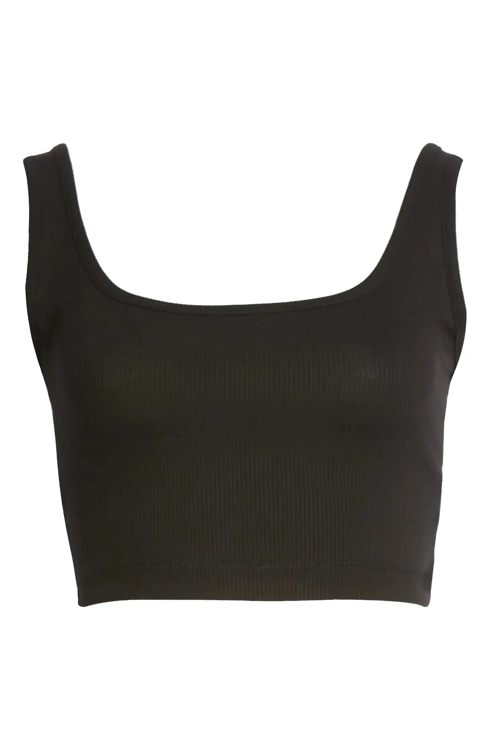Naked Wardrobe The NW Tank It Back Ribbed Cropped Tank Top