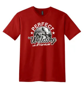NEW!  Men's V-Neck T-Shirt with All New Fronius Design