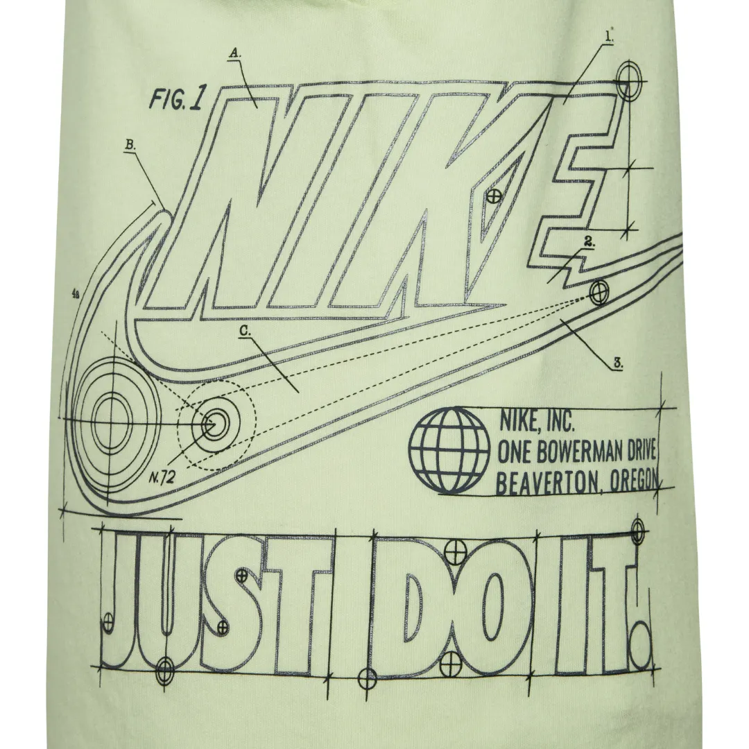 Nike Future Utility Short Sleeve Tee Lime Ice (Little Kids)