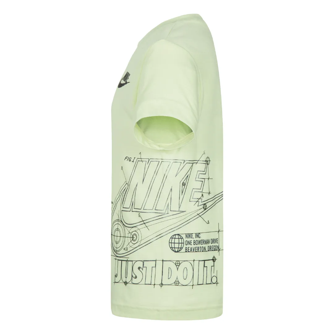 Nike Future Utility Short Sleeve Tee Lime Ice (Toddler)