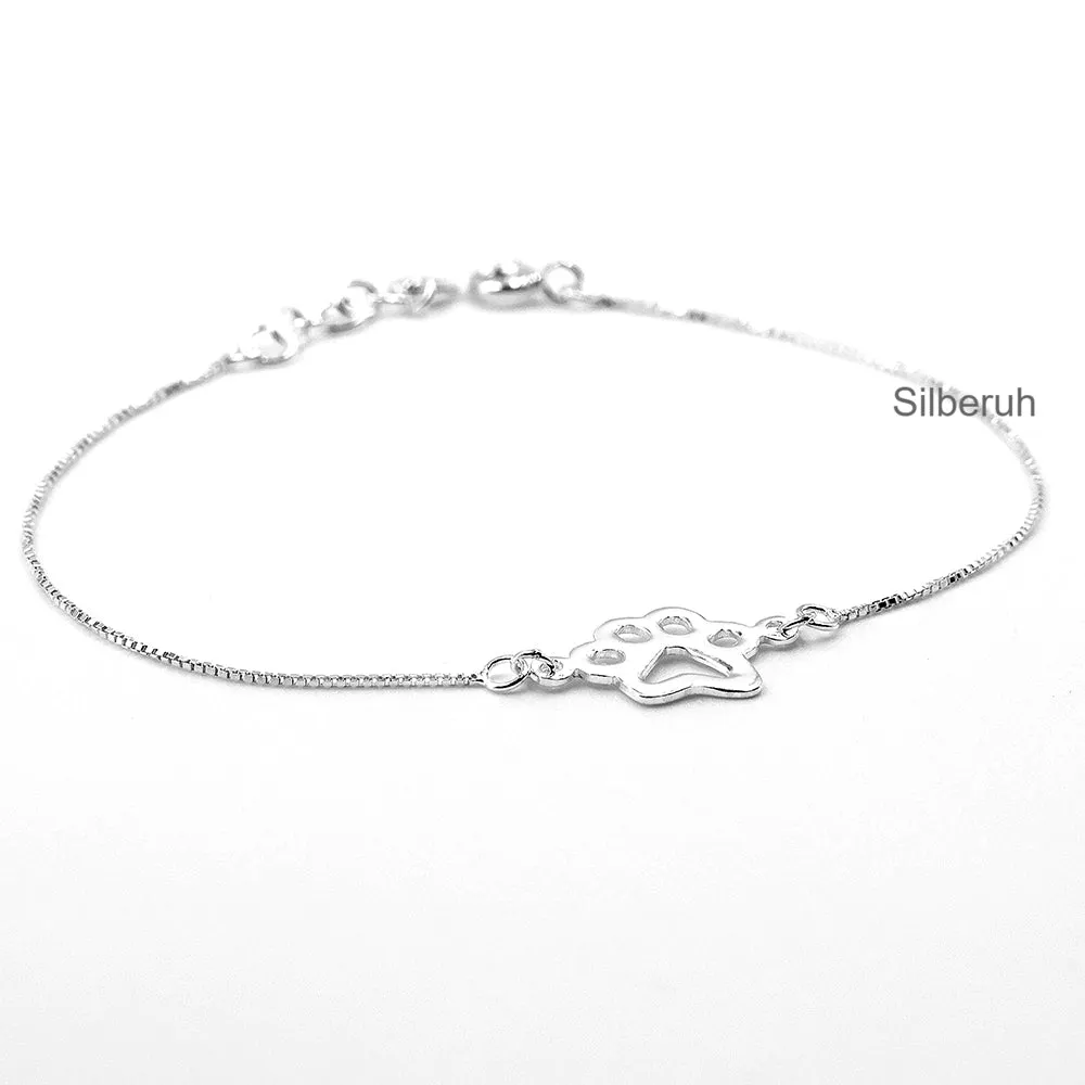 Paw Silver Bracelet