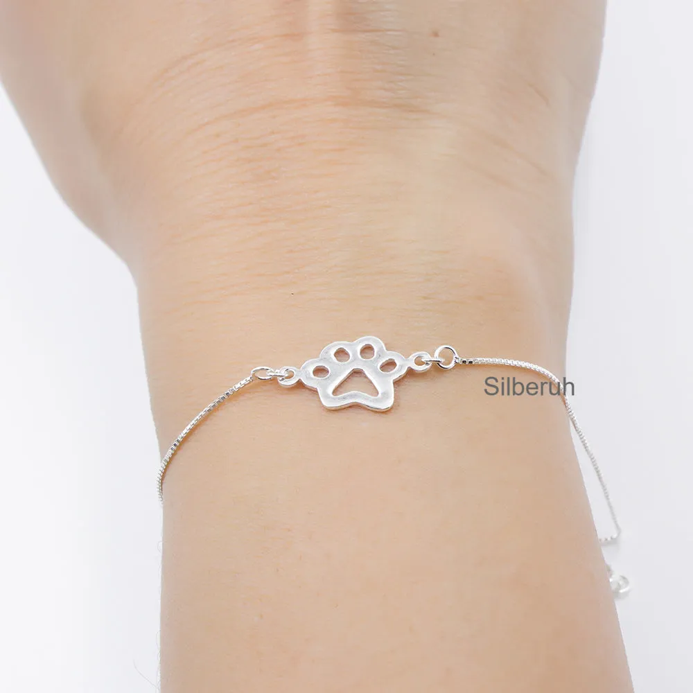 Paw Silver Bracelet