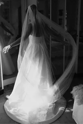 Plain Tulle Bridal Veil