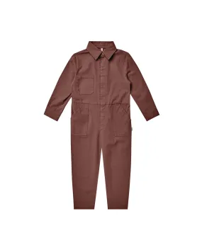 Rylee   Cru Snap Jumpsuit || Mahogany