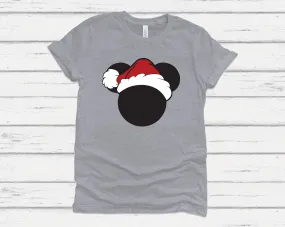 Santa Minnie and Mickey Tees