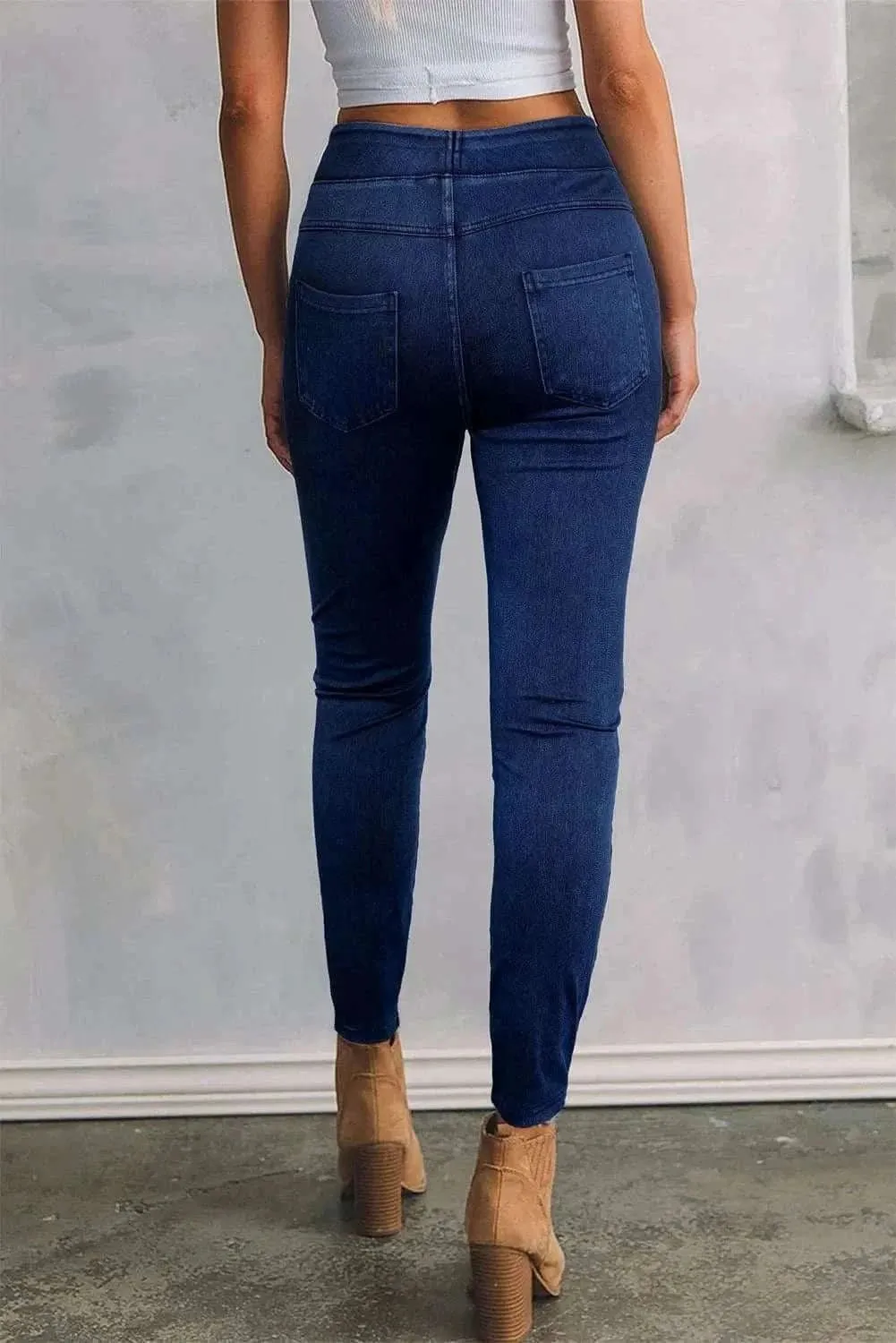 Skinny jeans with pockets - chic fit