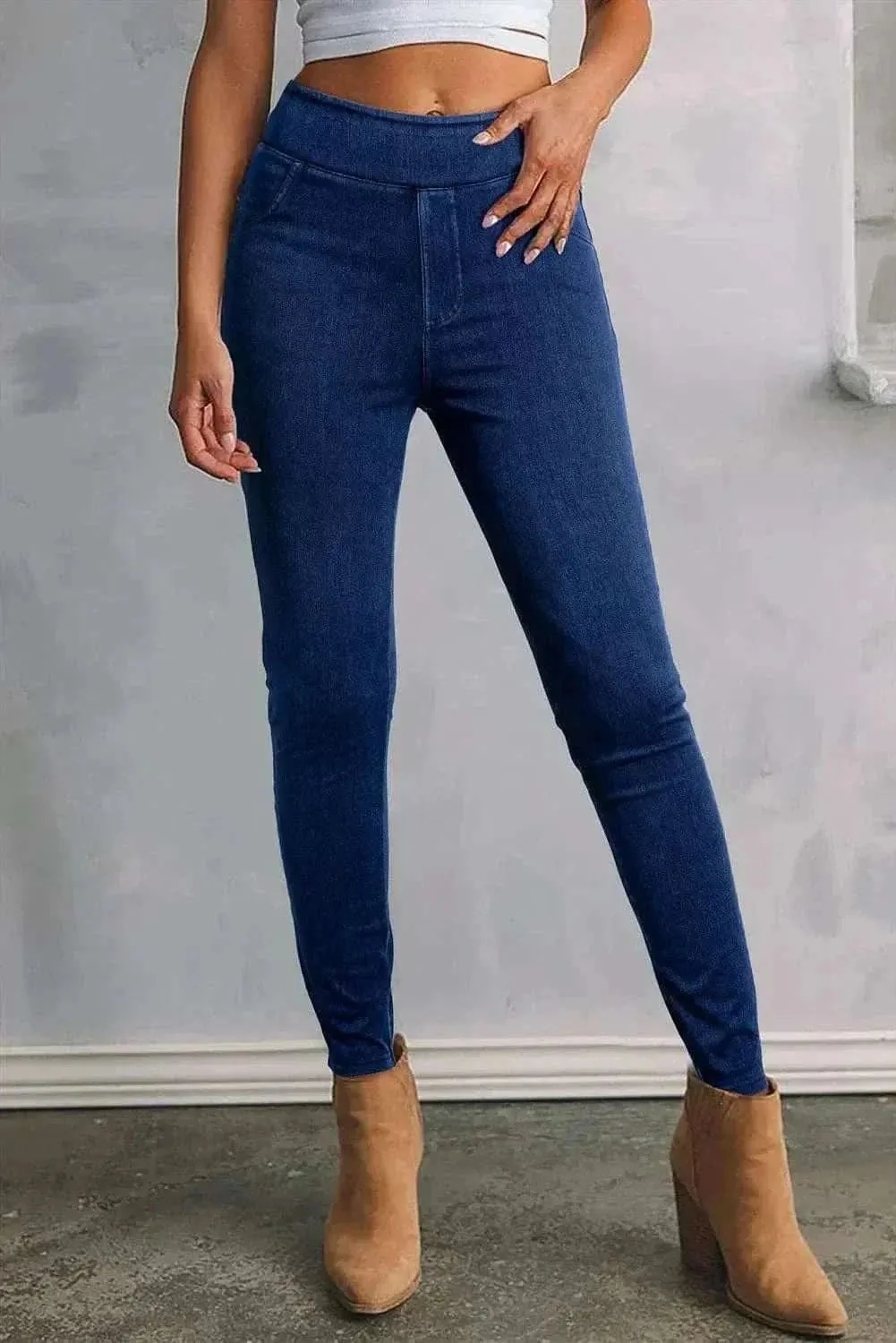 Skinny jeans with pockets - chic fit