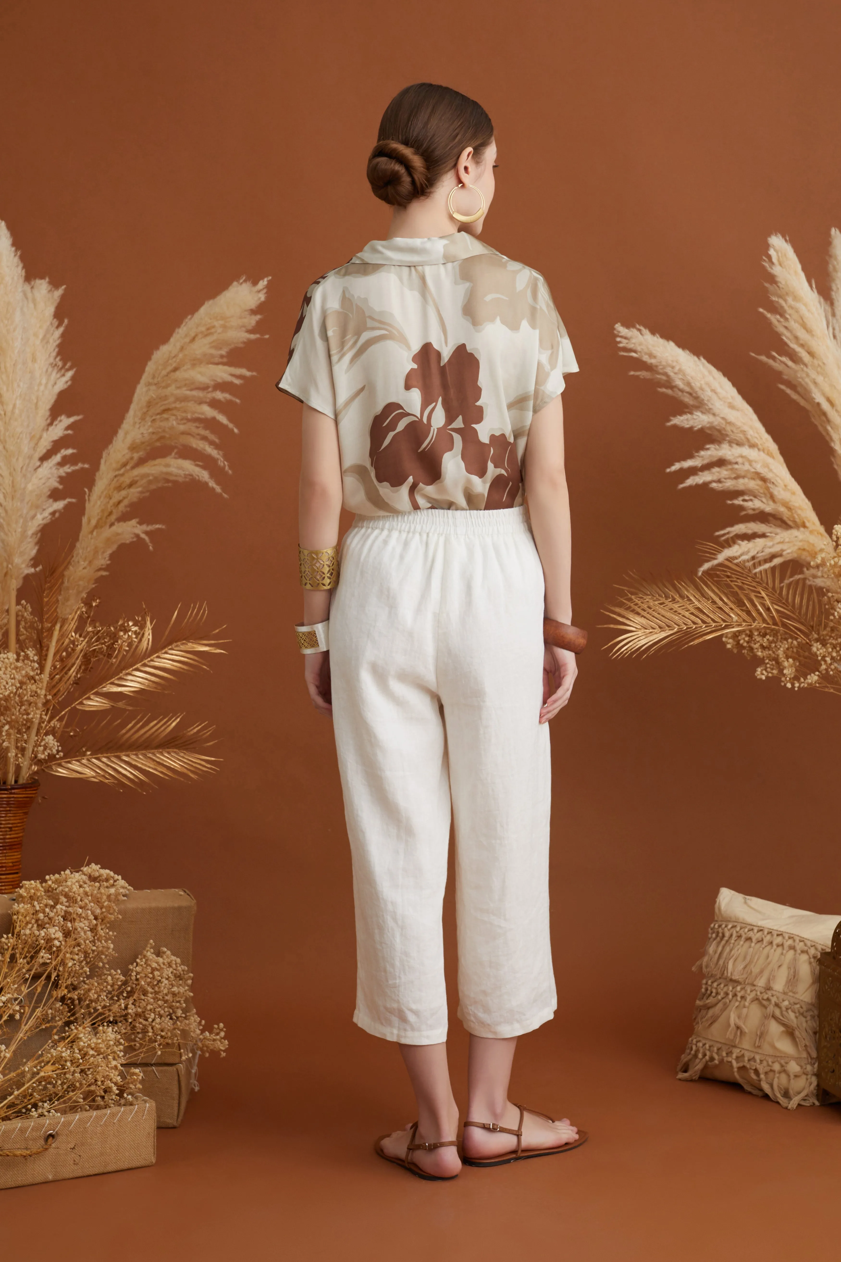 UNNA WIDE LEG TROUSERS