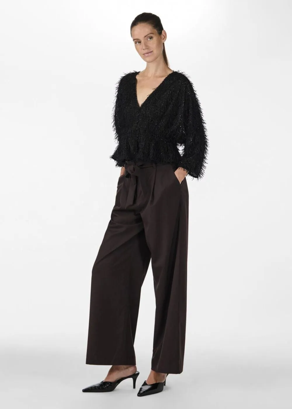 YAS NOVELA HIGH WAIST TROUSERS